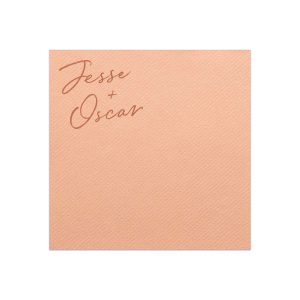 Hinterland Honeymoon Script Names Napkin