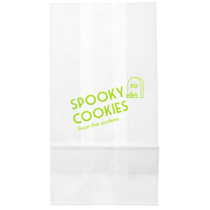Our beautiful custom Shiny Kiwi / Lime Large Cellophane Bag with Shiny Kiwi / Lime Foil has a RIP graphic and is good for use in Halloween themed parties and can be personalized to match your party's exact theme and tempo.