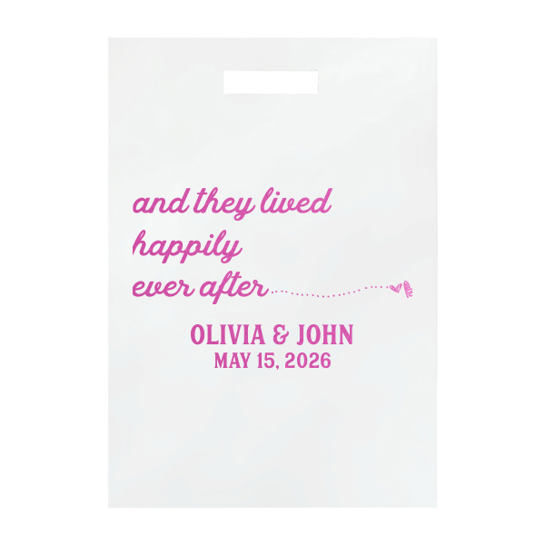 ForYourParty's personalized Satin Fuchsia Cake Box with Satin Fuchsia Foil has a Sketchy Heart Line graphic and is good for use in Frames, Hearts, Wedding themed parties and couldn't be more perfect. It's time to show off your impeccable taste.