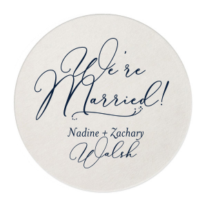The ever-popular Eggshell Square Coaster with Matte Navy Foil has a Fancy Flourish graphic and is good for use in Accents themed parties and will look fabulous with your unique touch. Your guests will agree!