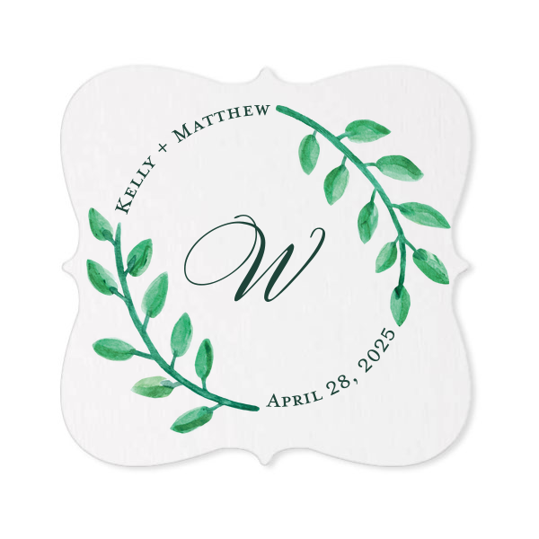 Our personalized White Custom Photo Round Coaster with Matte Spruce Digital Print Colors will make your guests swoon. Personalize your party's theme today.