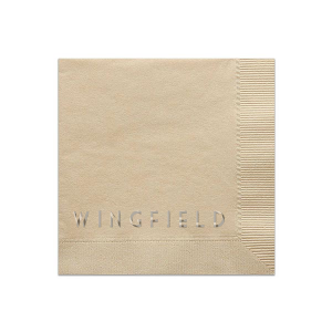 Elegant Family Surname Embossed Statement Napkin