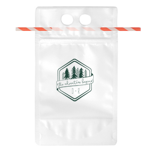 Adventure Begins Trees Drink Pouch