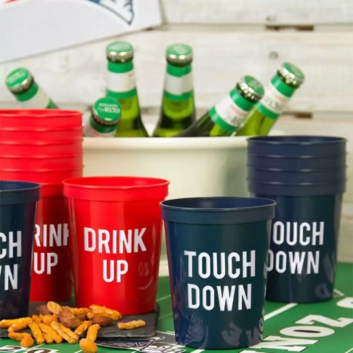 Personalized Cups for your Super Bowl Football Party