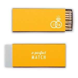 Celebrate unity with the Diamond Ring Initials Wedding Match. This elegant design intertwines a sparkling diamond and a classic band, symbolizing an unbreakable bond. Each circle cradles the couple's initials, beautifully illustrating their joined lives. Perfect for weddings, it's a sophisticated emblem of love and commitment.