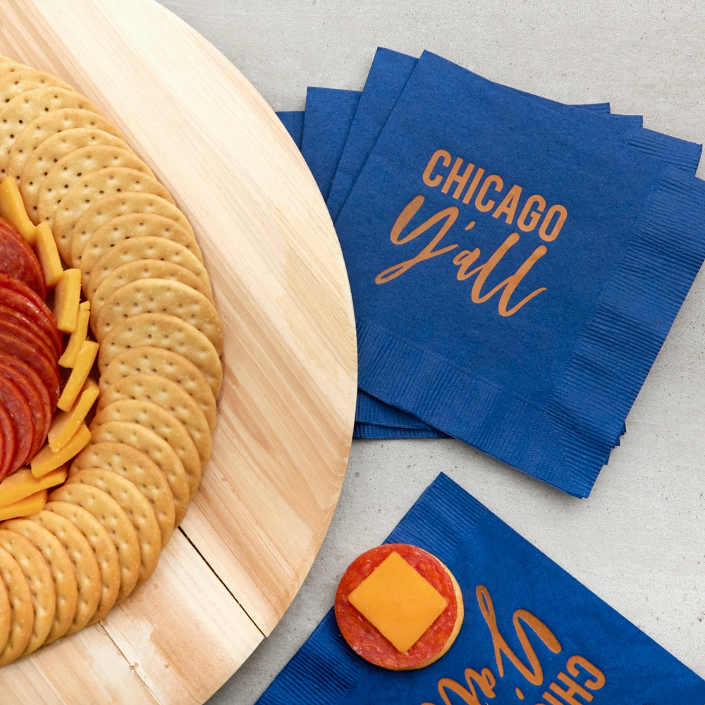 personalized napkins for your football party this year
