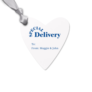 A Special Gift for your loved ones goes together with a special Letterpress Gift Tag and beautiful graphics Special Delivery designed just for you. Surprise your loved ones, leave them speechless!