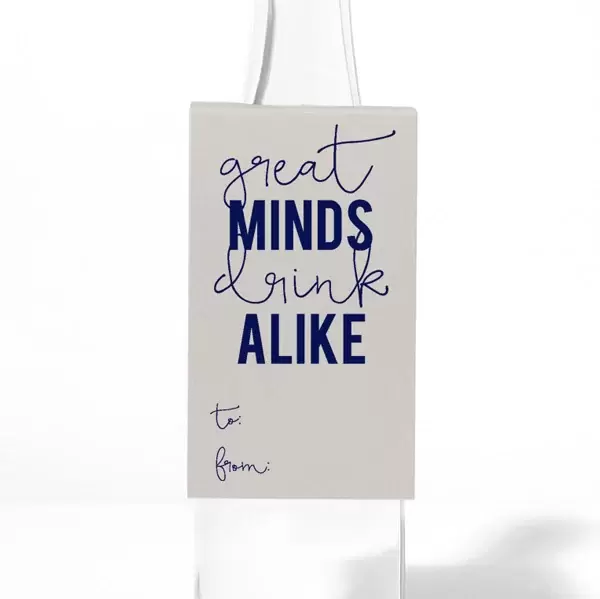 Wine Bottle Hang Tag (Foil)