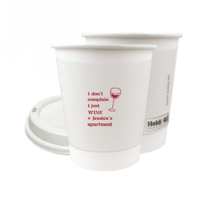 Toast to new beginnings with the Witty Wine Welcome Cup, featuring the clever quip "I don't complain I just wine," topped with a sleek, minimal wine glass drawing. Personalize with your names in a contemporary font for a housewarming filled with laughs and good cheer.