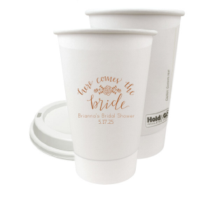 Custom Paper Cups (16 Oz., 2 Locations)