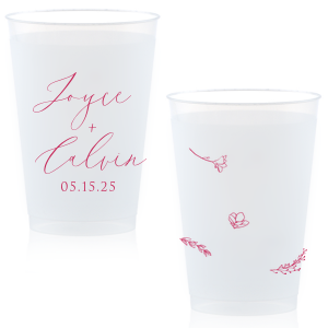 Better Together 12oz or 16oz Frosted Unbreakable Plastic Cup 186 Custom  Bridal Wedding Favor, Wedding Cup, Party Cups, Party Favors 