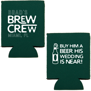 Bachelor Brew Crew Can Cooler