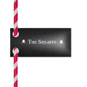 ForYourParty's chic Natural Black Double Point Straw Tag with Matte White Foil couldn't be more perfect. It's time to show off your impeccable taste.