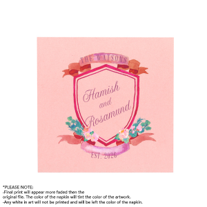 ForYourParty's chic White Borderless Custom Photo Cocktail Napkin with Matte Plum Ink Digital Print Colors are a must-have for your next event—whatever the celebration!