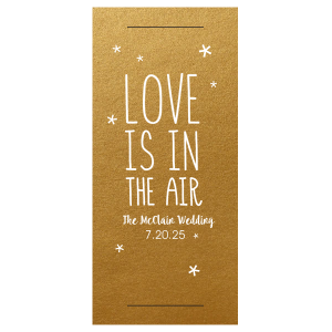 ForYourParty's elegant Stardream Royal Blue Large Sparkler Sleeve with Matte White Foil has a Love is in the air graphic and is good for use in Words, Bridal Shower, Wedding themed parties and can't be beat. Showcase your style in every detail of your party's theme!