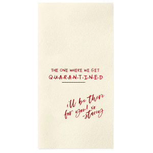 Personalized Peach Statement Cocktail Napkin with Shiny Convertible Red Foil can't be beat. Showcase your style in every detail of your party's theme!