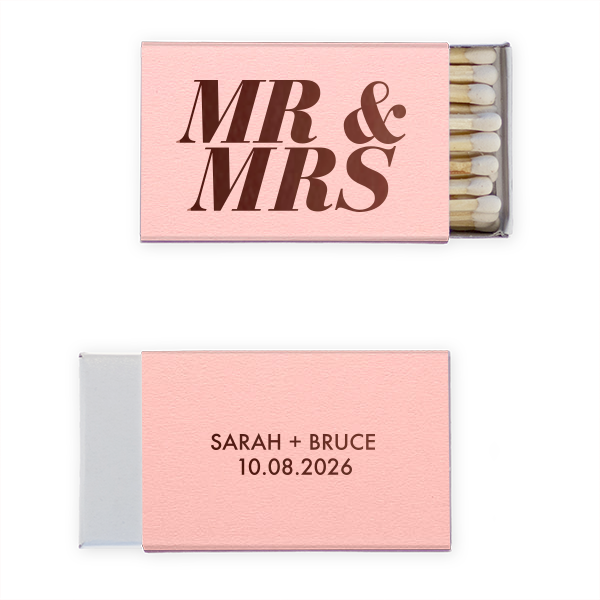 Bold Mr. & Mrs. Matches