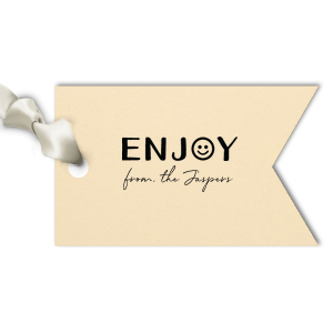 The most popular Gift Tag with an amazing graphics Enjoy and your name on it. They would look incredible and will give an amazing final touch. Surprise them, they will love it!