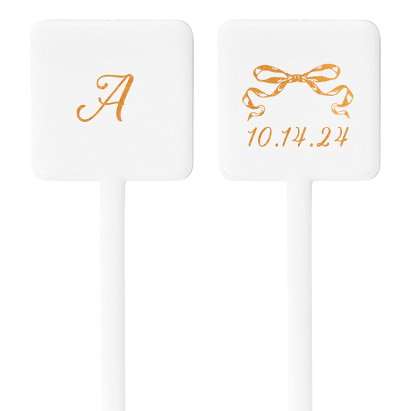 Bow-Tied Date Stir Stick