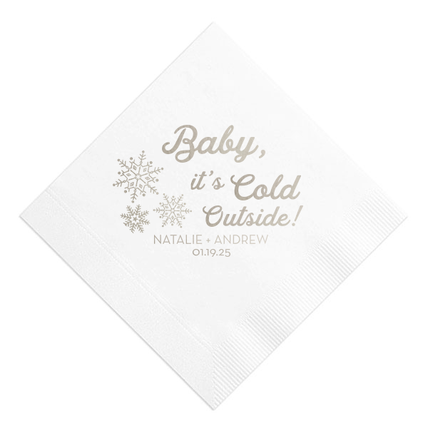 Baby It's Cold Outside Napkin