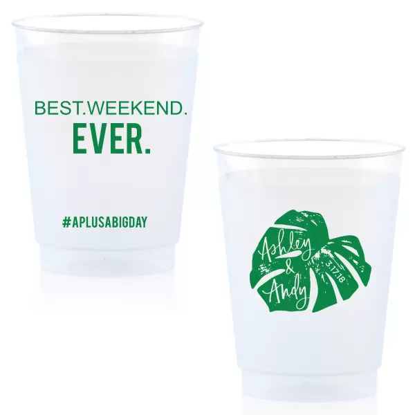 "best weekend ever" frost flex cups for Everyday Pursuits destination wedding
