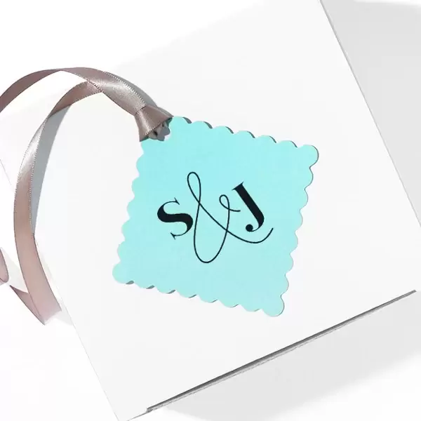 Large Scalloped Gift Tag (Foil)