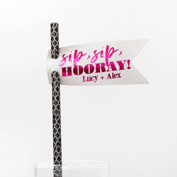 Double Point Straw Tag (Foil)