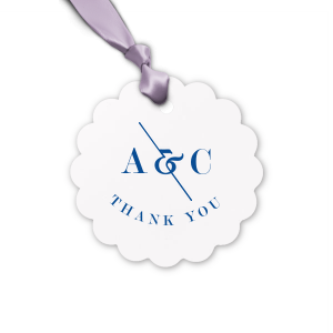 Lighten up someone's day! This would be a great way to surprise your closest ones. The Letterpress Gift Tag with Couple Initials on it and a Thank You graphics would look amazing on your gift! 