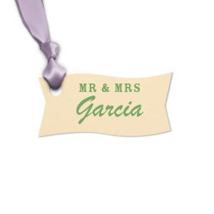 Our beautiful custom Marble Sand Rectangle Gift Tag with Matte Moss Green Foil can be customized to complement every last detail of your party.