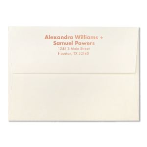 Our beautiful custom Matte Black Ink Invitation Envelope Digital with Matte Black Ink Digital Print Colors will look fabulous with your unique touch. Your guests will agree!