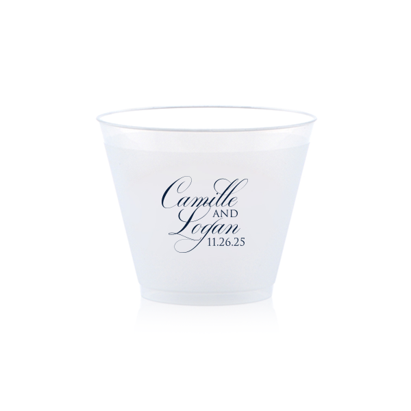 Elegant Swirl Script Names Cup