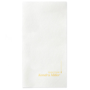 Mark the turning of the tassel with the Minimal Tassel Graduation Napkin, personalized with the graduate's name and adorned with an elegant tassel graphic. A symbol of achievement and a festive detail for any graduation celebration.