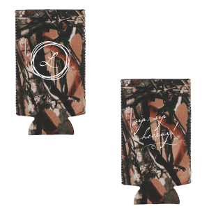 Keep the celebration cool with the Modern Scribble Frame Can Cooler. One side flaunts a whimsical scribble circle with your initial, while the other bursts with "sip sip hooray!" and playful swirls, adding flair and fun to every sip!