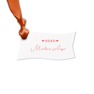 This customized Letterpress Tag with your name on it would look even better with a gift for your closest ones. Get it today and surprise someone, leave them speechless! 