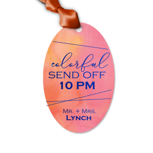 Colorful Send Off Tag