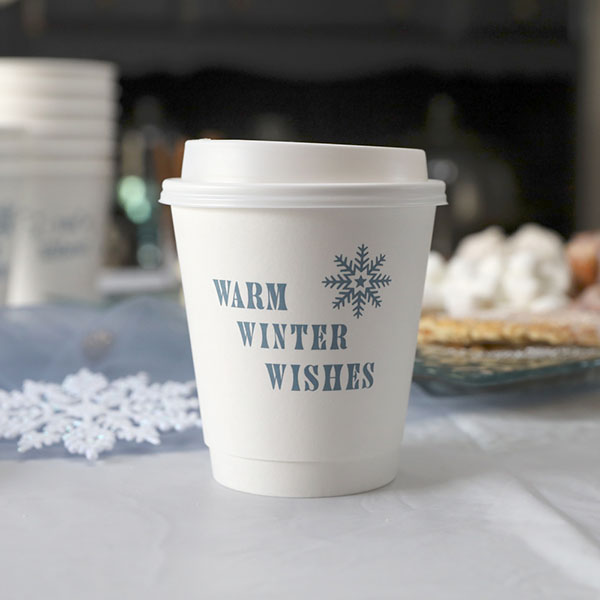 Warm Winter Wishes Snowflake Cup