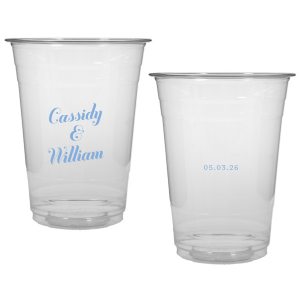 Showcase simplicity and elegance with the Relaxed Couples Name and Date Cup. The no nonsense design makes a direct impression to showcase your big event. Perfect for weddings, engagements, anniversaries or most other events, the highly customizable text leaves plenty room for personalization to make your event unique as your partnership.