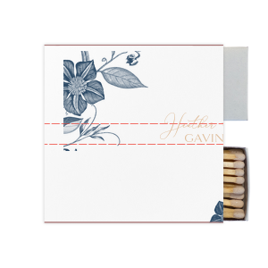 ForYourParty's elegant White Riviera Custom Photo Matchbox with Matte Kraft/Latte Ink Digital Print Colors can be personalized to match your party's exact theme and tempo.
