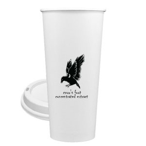 Sneak a taste of the witch's brew with the Crow's Foot Cup. Featuring a simple and classic design sure to be a hit at any Halloween event at home or in the office. 