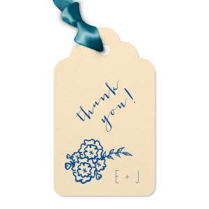 The ever-popular Natural Cranberry Arch Gift Tag with Satin Copper Penny Foil Color has a Marigold Bunch graphic and is good for use in Accents themed parties and can be customized to complement every last detail of your party.