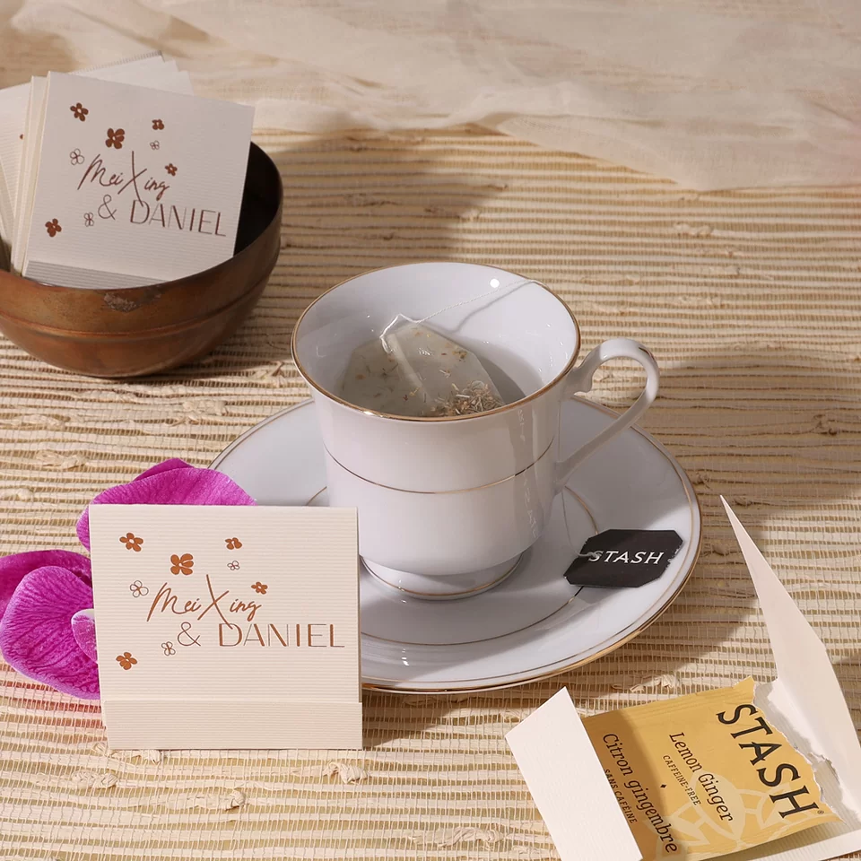 White Lotus Wedding Favor