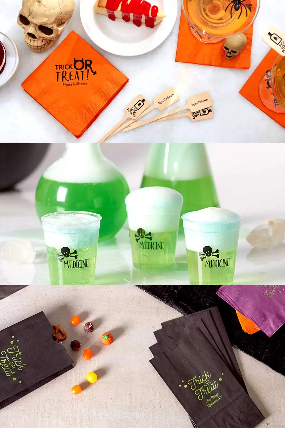 personalized Halloween party accessories make it extra memorable