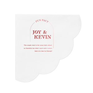 The ever-popular Fog Cocktail Napkin with NEW Shiny Merlot Foil has a Plain Arch graphic and is good for use in Invitation themed parties and can be customized to complement every last detail of your party.