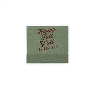 Our custom Marble Taupe Classic Matchbox with Shiny Merlot Foil has a Three Leaves graphic and is good for use in Floral, Holiday, Thanksgiving themed parties and are a must-have for your next event—whatever the celebration!