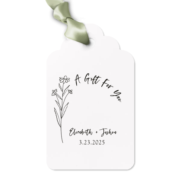 Meet our new customized Letterpress Tags with your name and date on it. They can fit on every gift and look perfect together with your present for your loved ones. Surprise them!
