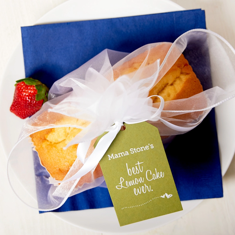 personalized gift tag for giving fresh baked bread