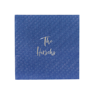 The ever-popular Slate Cocktail Napkin with Matte White Foil are a must-have for your next event—whatever the celebration!