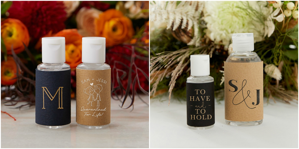 The favorite wedding hand sanitizer bottles