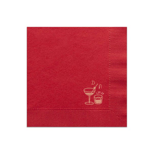 You're the perfect pairing, so reflect it with the His & Hers Cocktails Napkin. Available in a wide variety of style and colors, customize the design with your personal touches to add a flair as unique as your love.