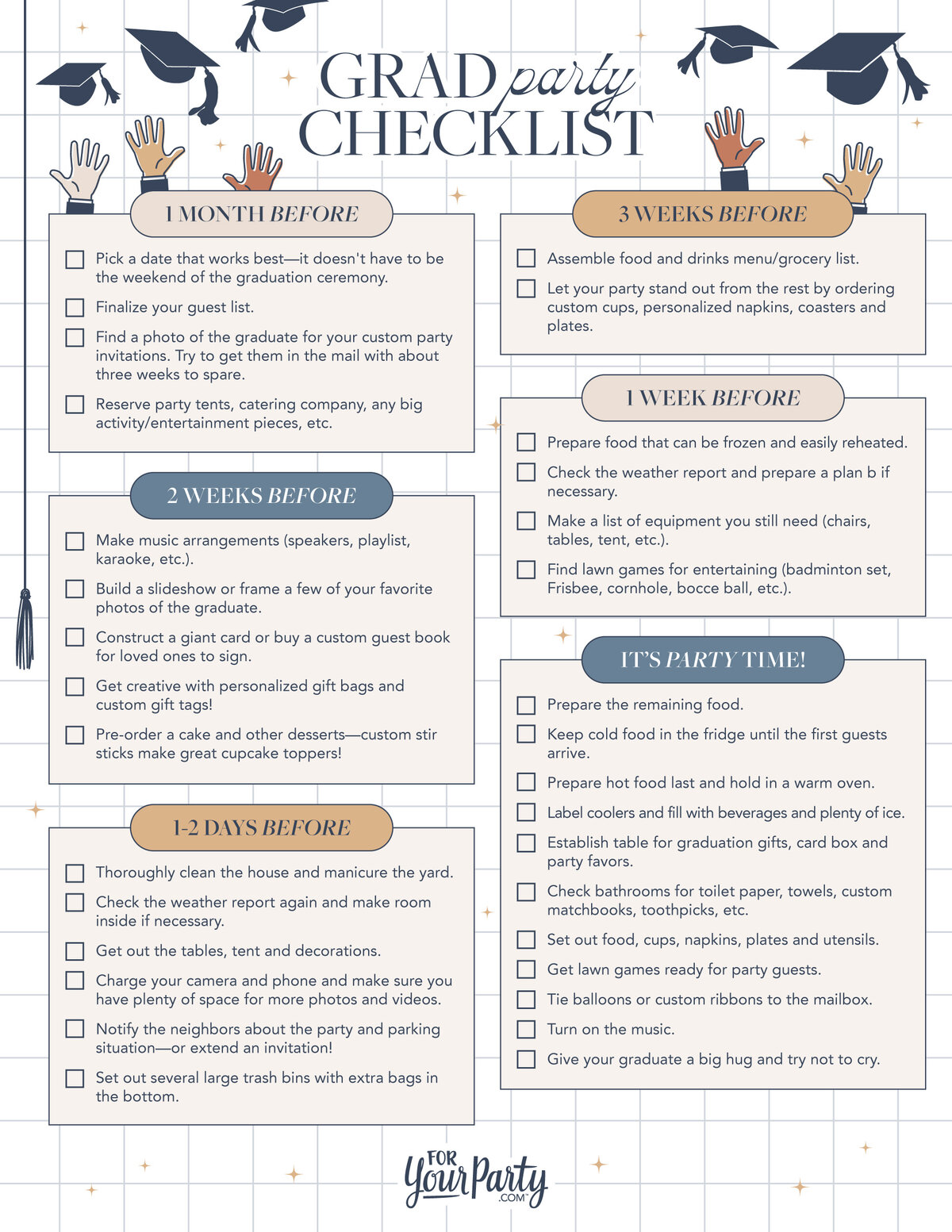 Know Before You Go - Pre-Game Checklist